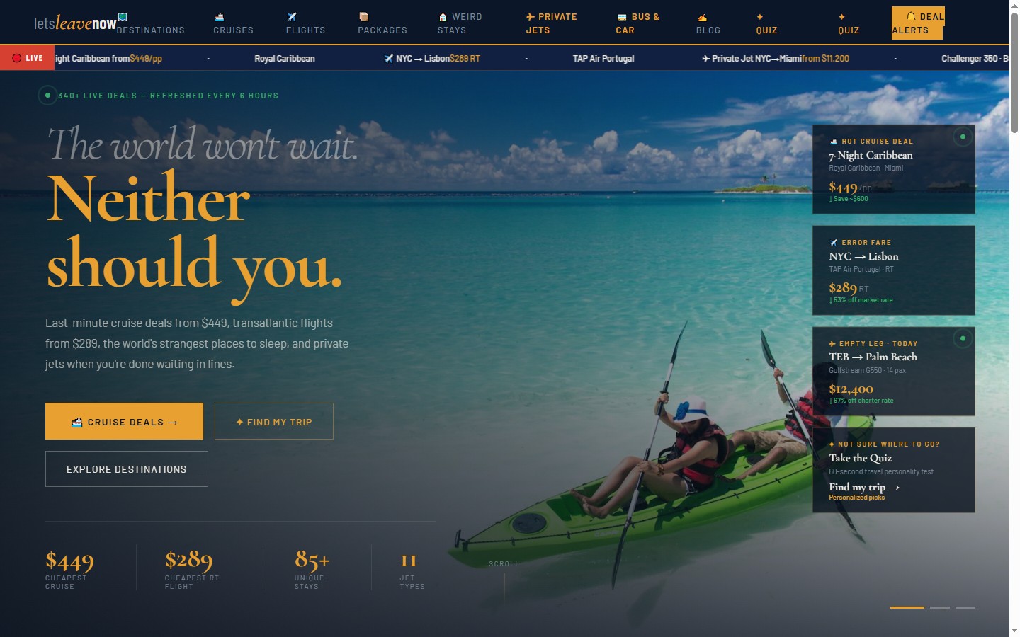letsleavenow.com live screenshot