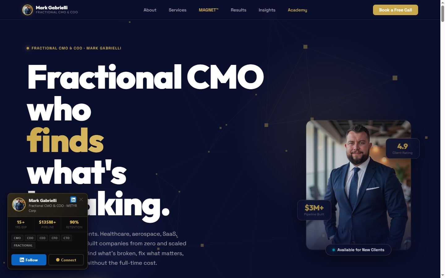 markcmo.com live screenshot